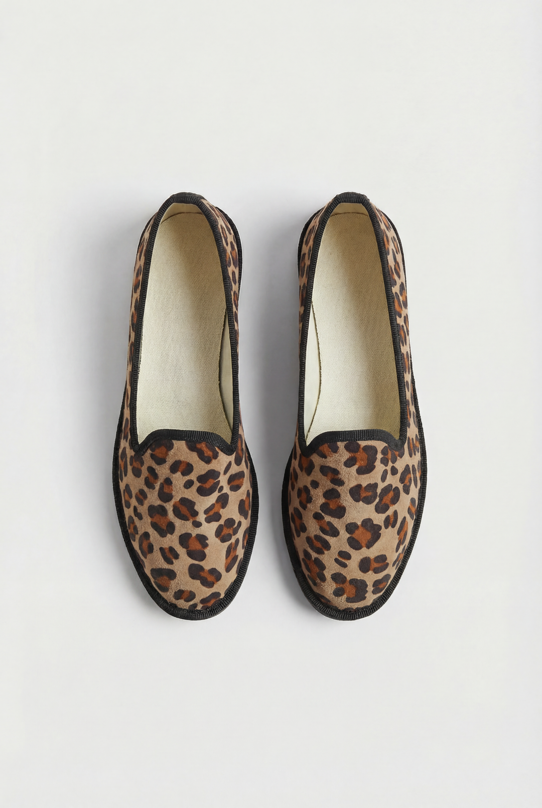 Willemien animal print Friulane slippers by Emma & Rose Cape Town with soft, luxurious fabrics and slip-on design.
