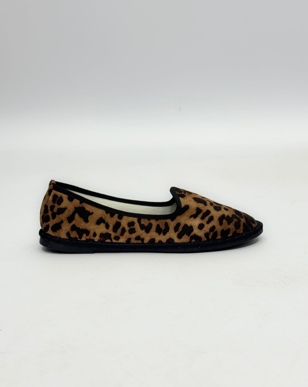Willemien animal print Friulane slippers by Emma & Rose Cape Town with soft, luxurious fabric and slip-on design.