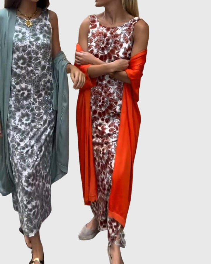 Yellow Vivian™ elegant two-piece set by Emma & Rose Cape Town, stylish and sophisticated clothing for women.