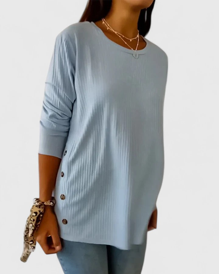 Megan™  |  Elegant Crew Top