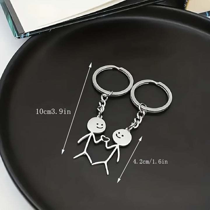 Silver-like Jacoba™ 2-piece family jewelry set by Emma & Rose Cape Town featuring cute, coordinated accessories for the family.