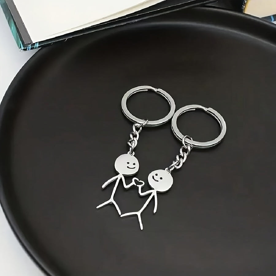 Emma & Rose Cape Town Jacoba™ 2-piece cute family jewelry set featuring silver-like finish and playful design.