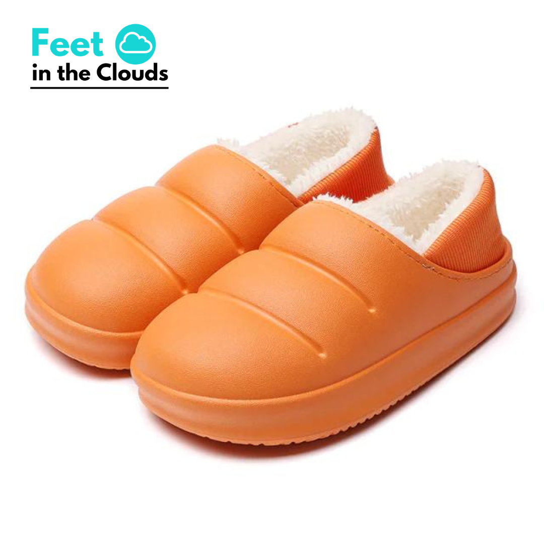 Black Yana™ super comfortable slippers by Emma & Rose Cape Town, featuring soft fabric and cushioned soles.