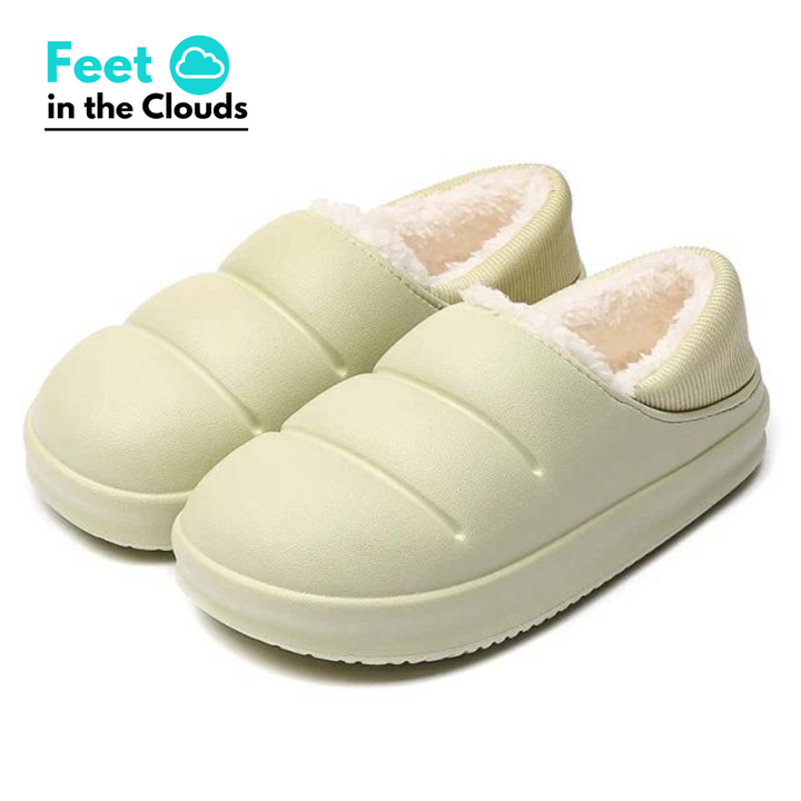 Black Yana™ slippers by Emma & Rose Cape Town, super comfortable slip-on slippers with soft fabric for cozy wear.