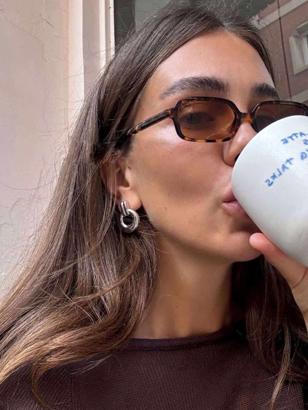 Black Skarlett™ Glamorous Sunglasses by Emma & Rose Cape Town featuring stylish oversized frames.