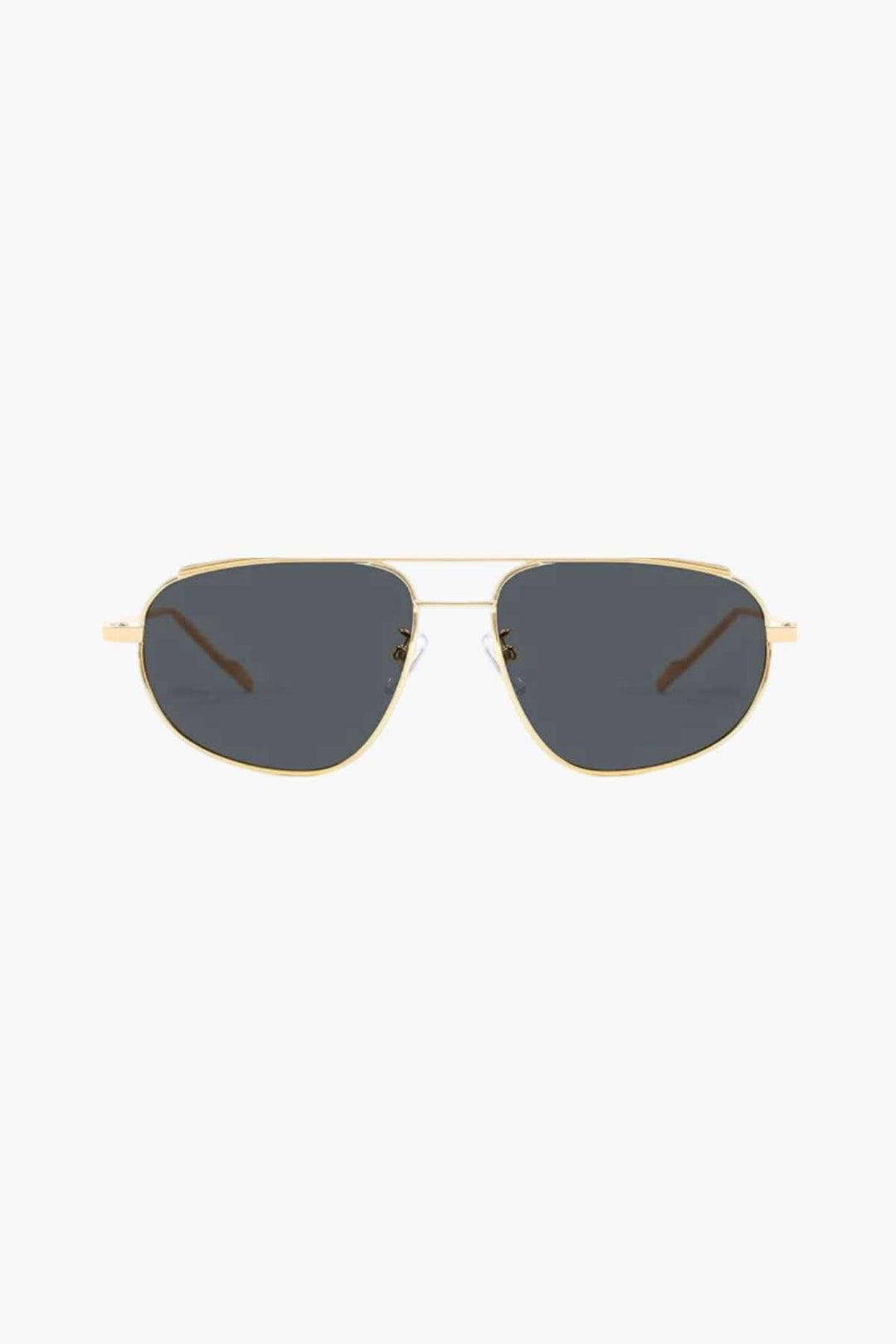Emma & Rose Cape Town Elliette™ refined sunglasses with gold and brown frames, stylish and elegant eyewear for women.