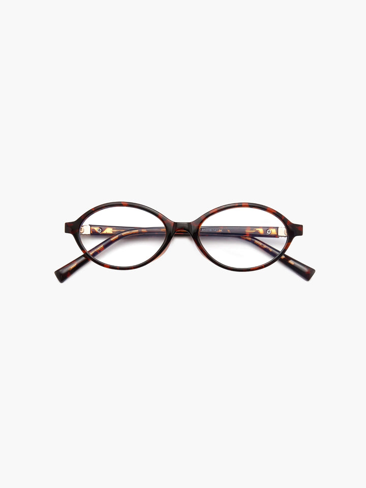 Emma & Rose Cape Town Brynlee™ leopard-print chic reading glasses with clear lenses, stylish and fashionable eyewear.