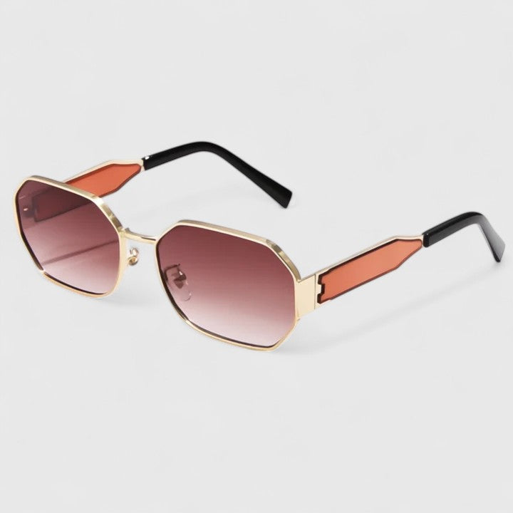 Black Jaylynne™ elegant sunglasses by Emma & Rose Cape Town with sleek frame and tinted lenses.