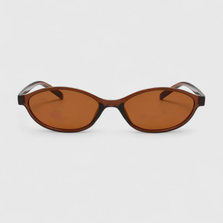 Emma & Rose Cape Town Grayslyn sophisticated sunglasses with sleek black frames and tinted lenses, stylishly displayed.