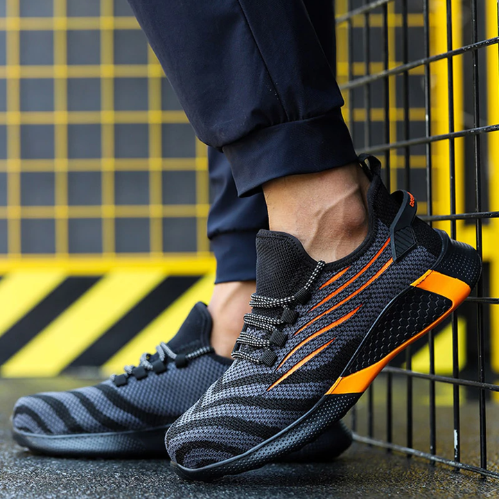 Orange Protective™ Indestructible Trainers for kids by Emma & Rose Cape Town, durable and sturdy sneakers for active wear.