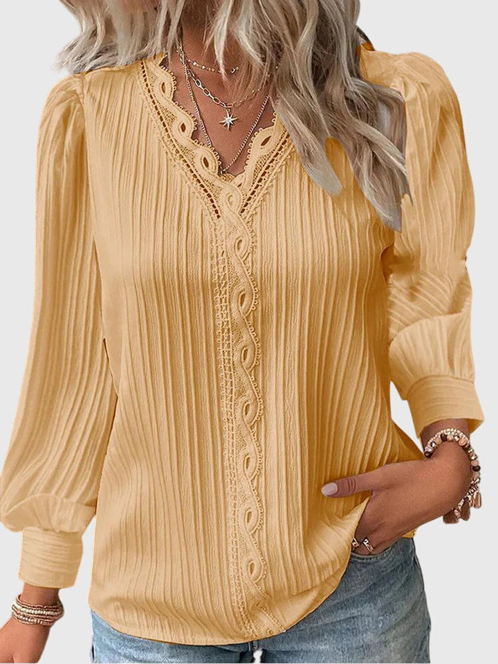 Andrea™  |  Elegant Pullover Blouse