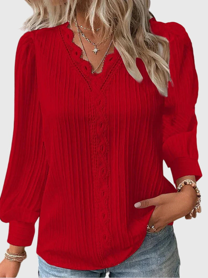 Andrea™  |  Elegant Pullover Blouse