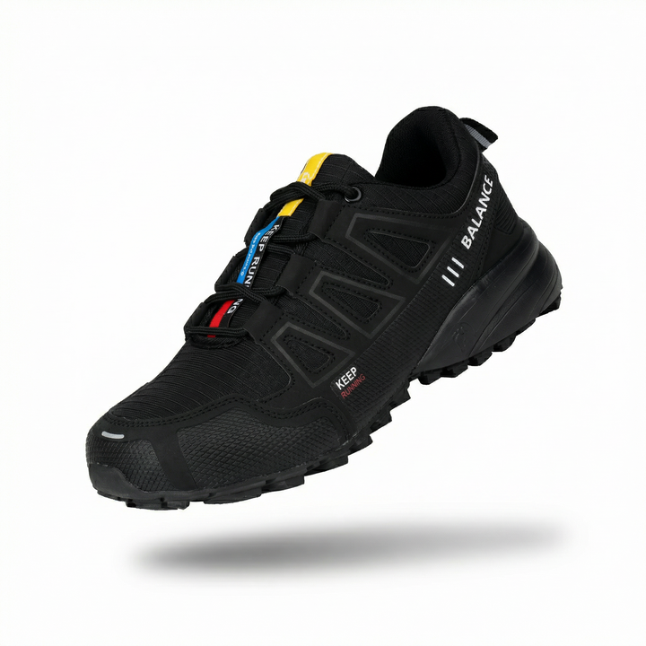 Heleen™ postural alignment pain relief device in black and blue, designed to improve posture and reduce discomfort.
