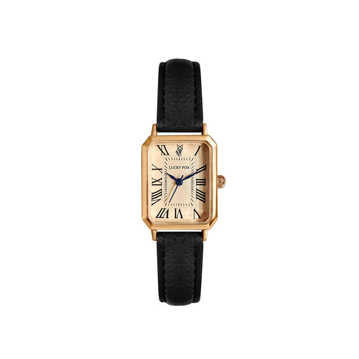 Emma & Rose Cape Town women's brown Versailles rectangle watch with a sleek strap and elegant dial, stylish accessory for women.