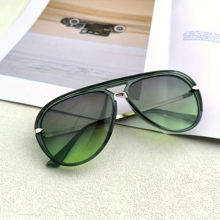Black Eros Aviator sunglasses for women by Emma & Rose Cape Town, featuring classic aviator style with sleek onyx frames.