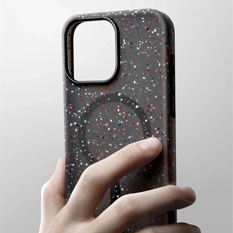 White InkSplash iPhone case for iPhone 14 by Emma & Rose Cape Town, stylish women’s accessory with artistic design