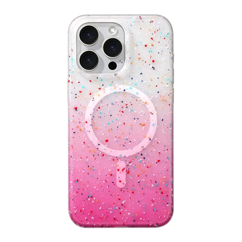 White InkSplash iPhone case for iPhone 14 by Emma & Rose Cape Town, stylish women’s accessory with artistic design.