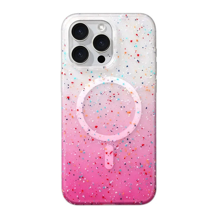 White InkSplash iPhone case for iPhone 14 by Emma & Rose Cape Town, stylish women’s accessory with artistic design.