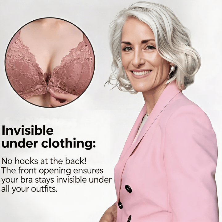 Emma & Rose Durban Paris wireless front closer shaping bra in three colors, showing the seamless design and supportive fit.