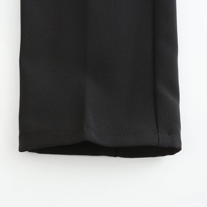 Black Janneke™ Amista Stretch Pantalon by Emma & Rose Manhattan, tailored fit, with stretch fabric for comfort and style.