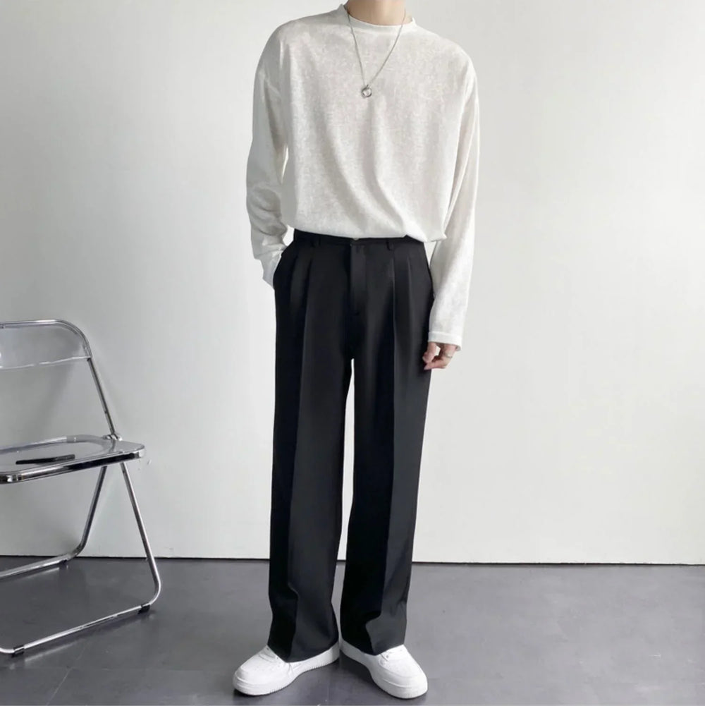 Emma & Rose Manhattan Pascal™ London Pantalon in black, stylish tailored pants with a slim fit and classic design.