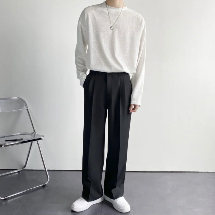 Emma & Rose Manhattan Pascal™ London Pantalon in black, stylish tailored pants with a slim fit and classic design.
