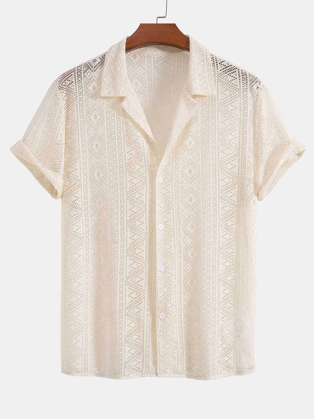 Emma & Rose Manhattan Joost™ short-sleeved polo set in coffee color, includes a polo shirt and matching shorts for men.