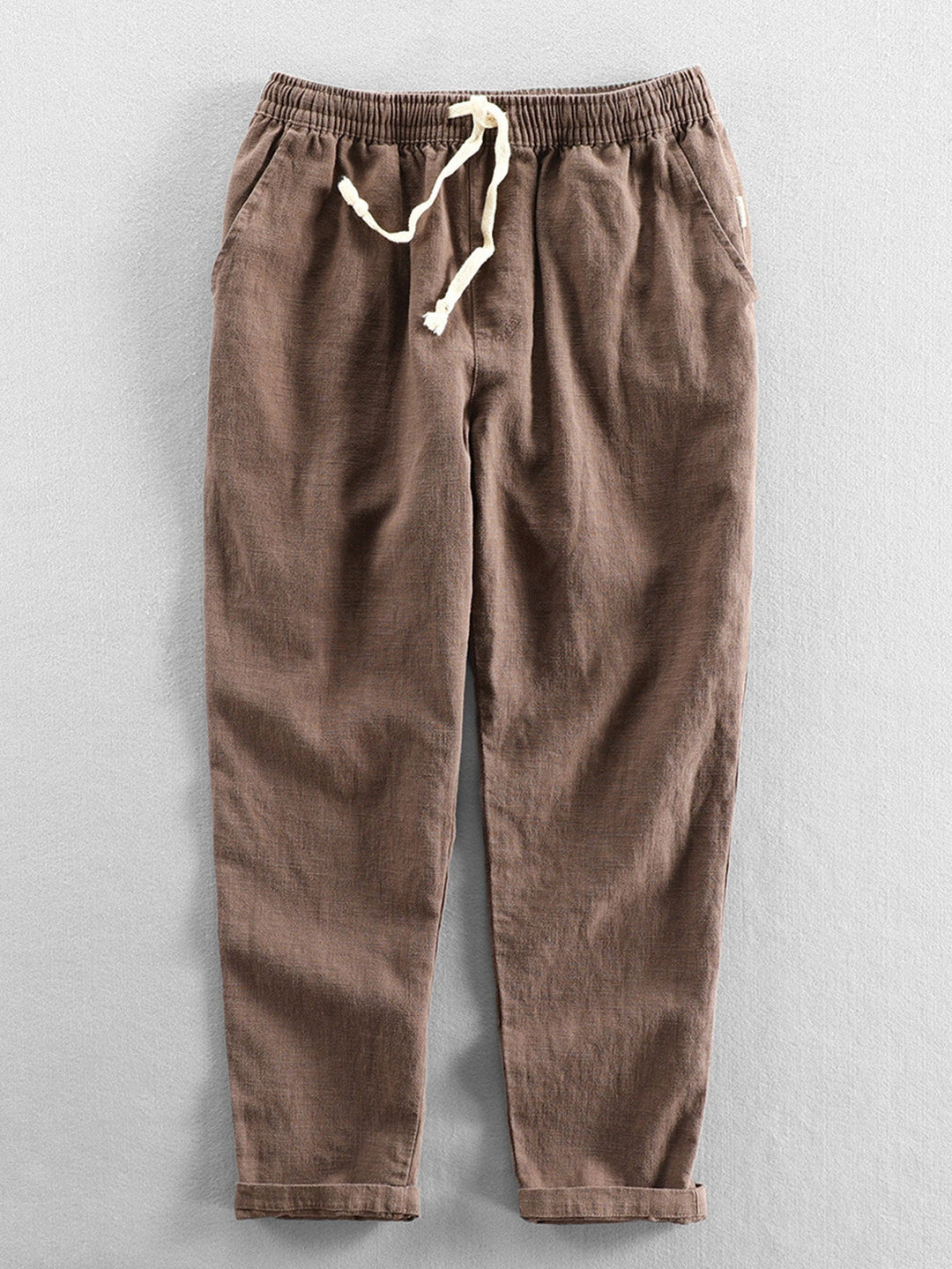 Emma & Rose Manhattan Joost™ short-sleeved polo set for men, coffee color, includes polo shirt and matching shorts.