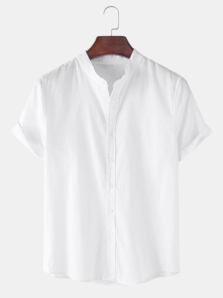 Light blue Lasse™ short-sleeved shirt set by Emma & Rose Manhattan, two-piece outfit for casual wear.