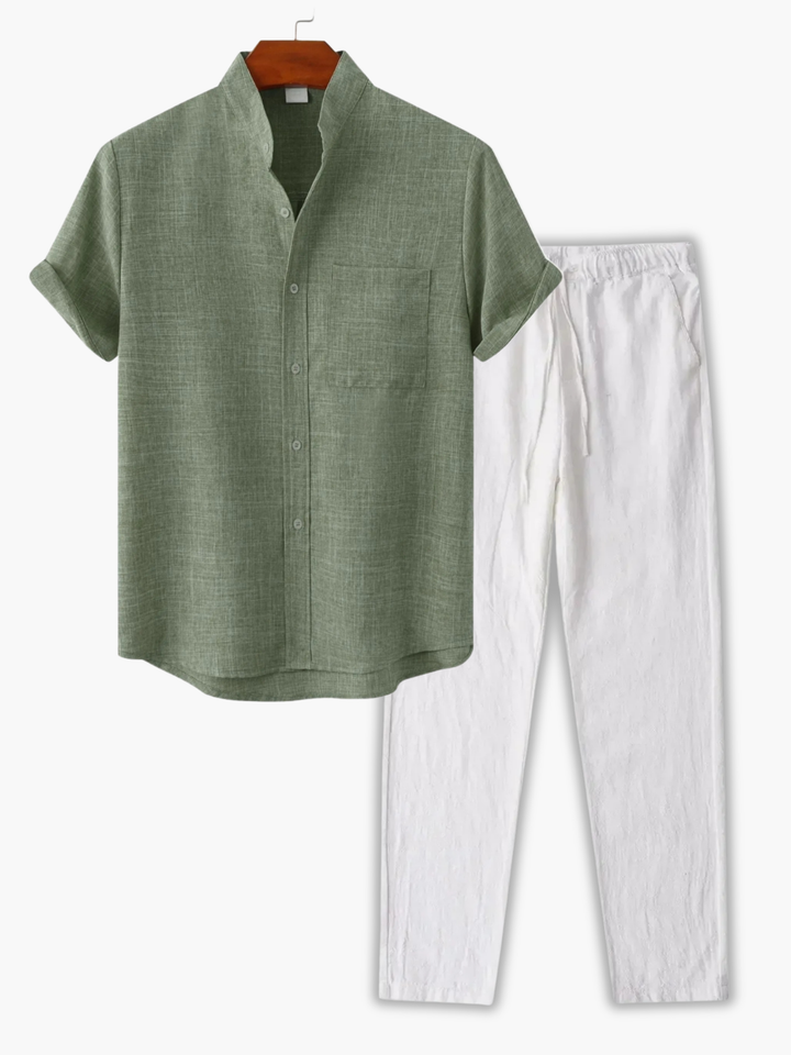 Men's Pocket Shirt and Pants Set