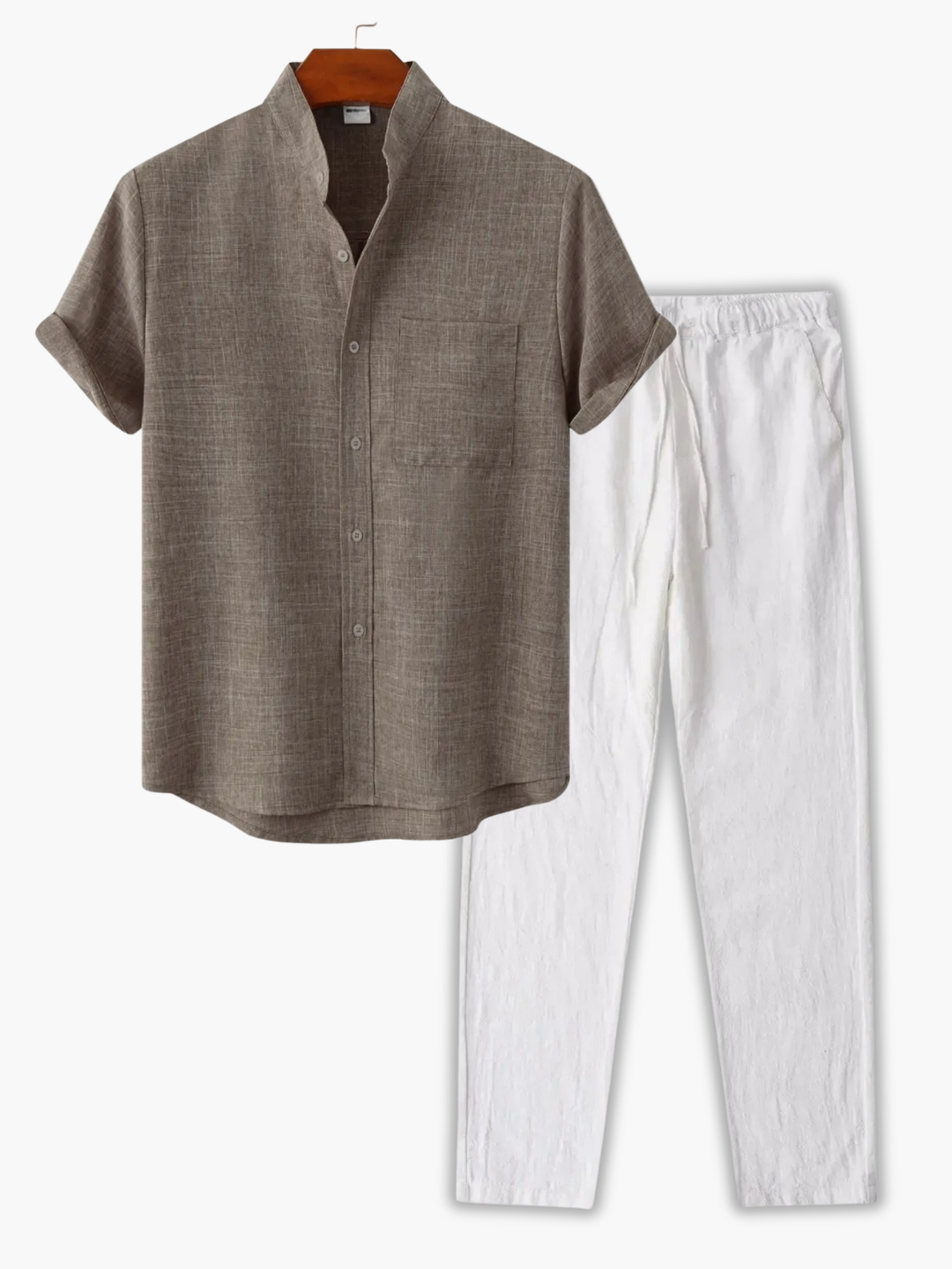 Men's Pocket Shirt and Pants Set