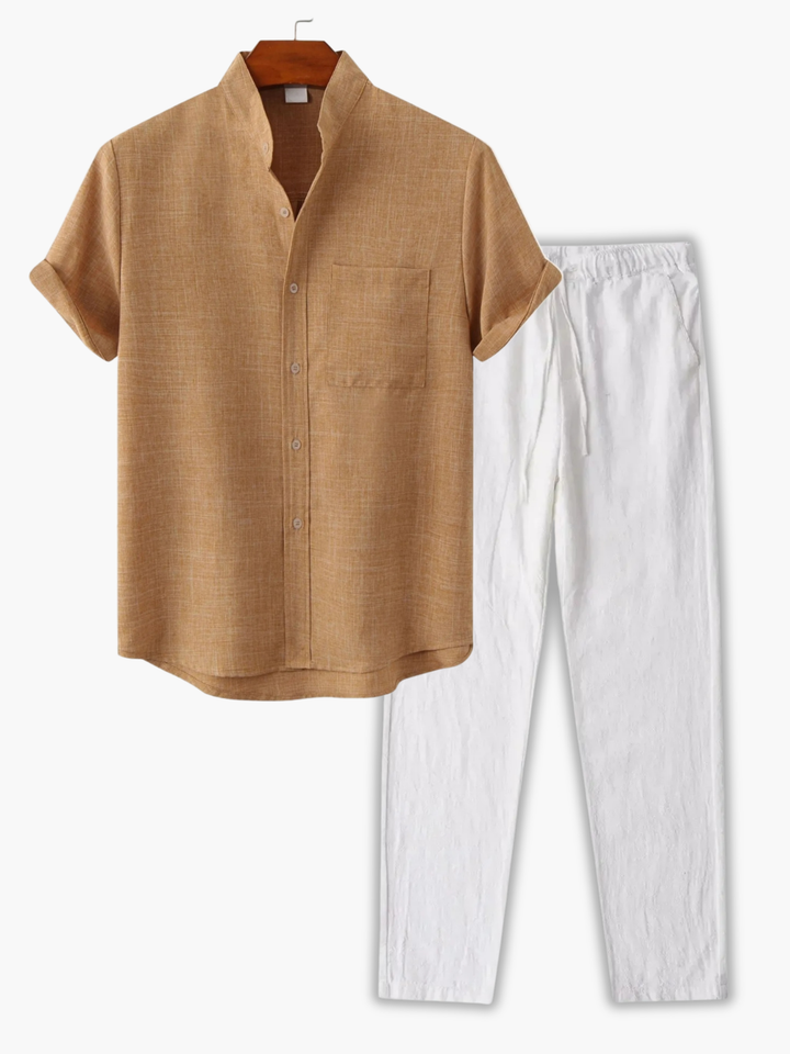 Men's Pocket Shirt and Pants Set