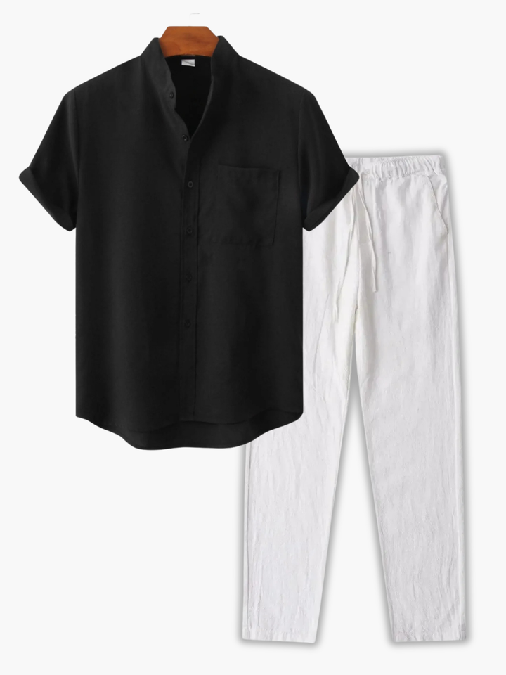 Men's Pocket Shirt and Pants Set