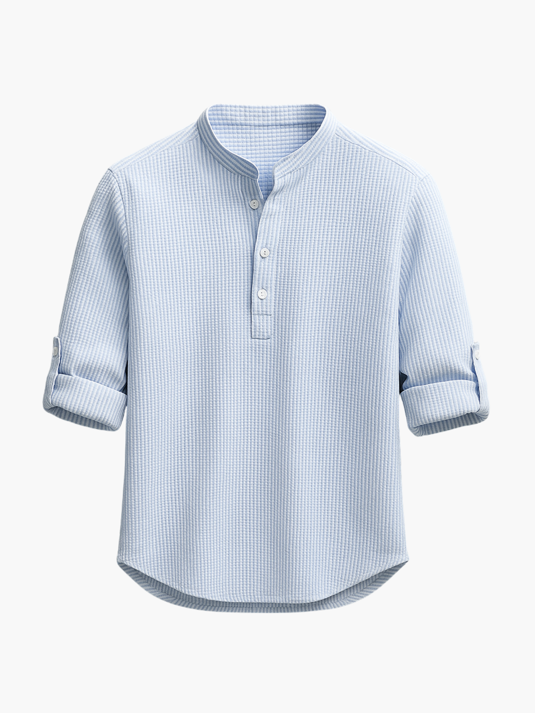 Men's Textured Shirt Set