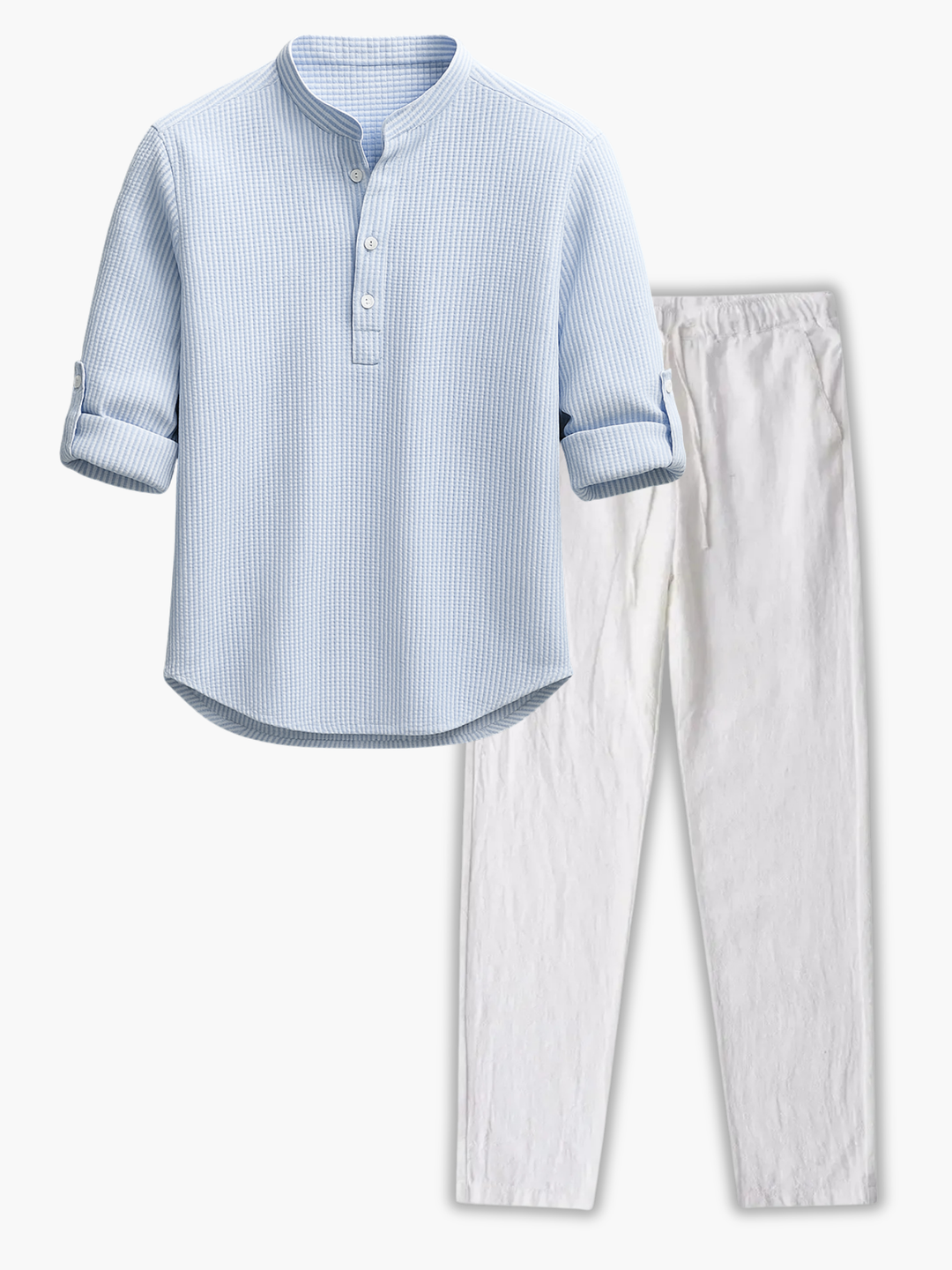 Men's Mao Collar Set and Pants