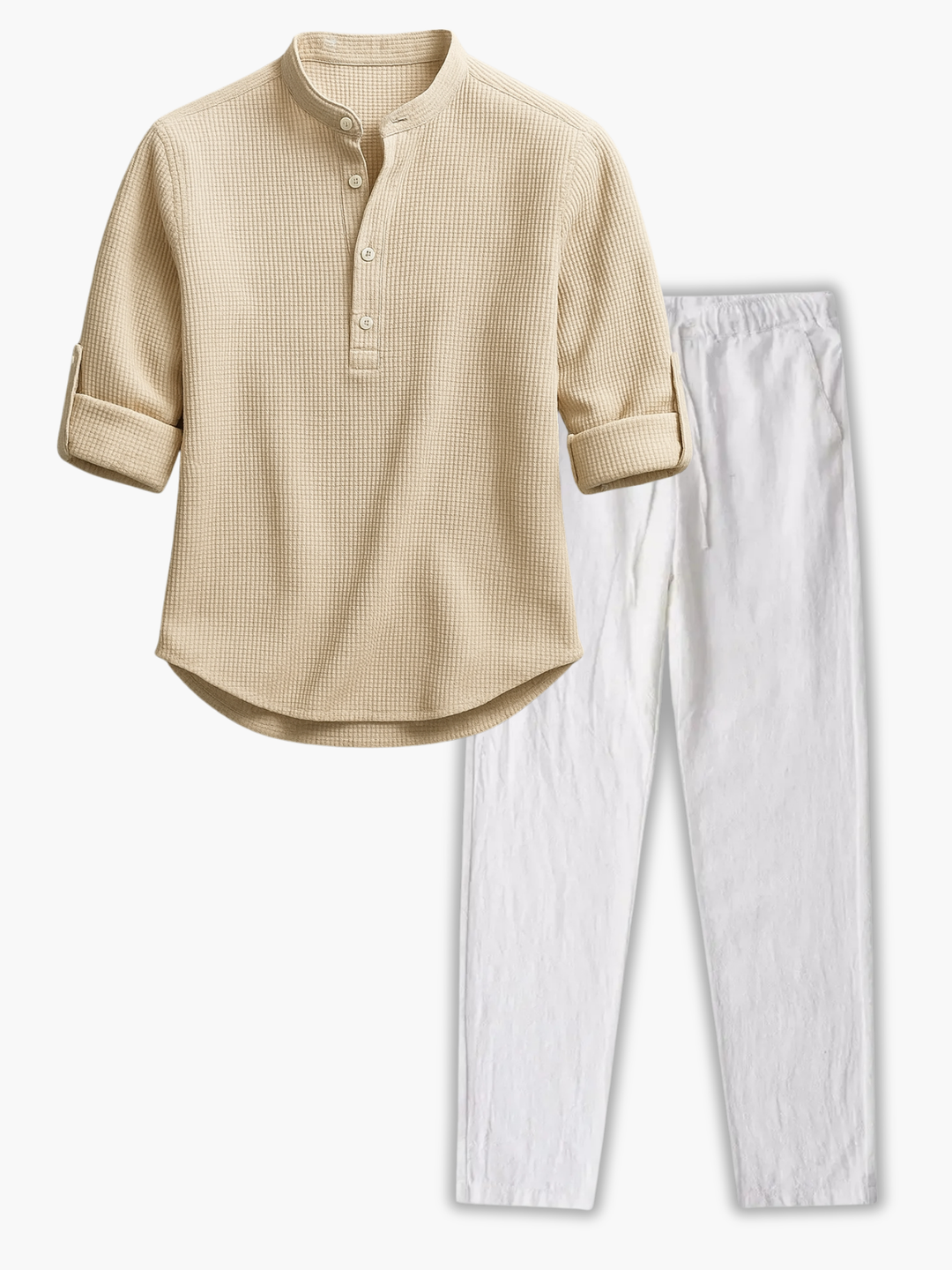 Men's Mao Collar Set and Pants