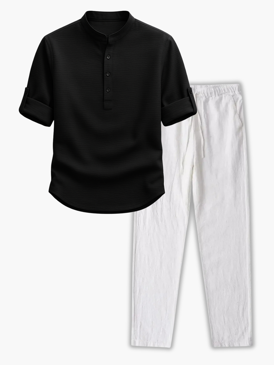 Men's Mao Collar Set and Pants