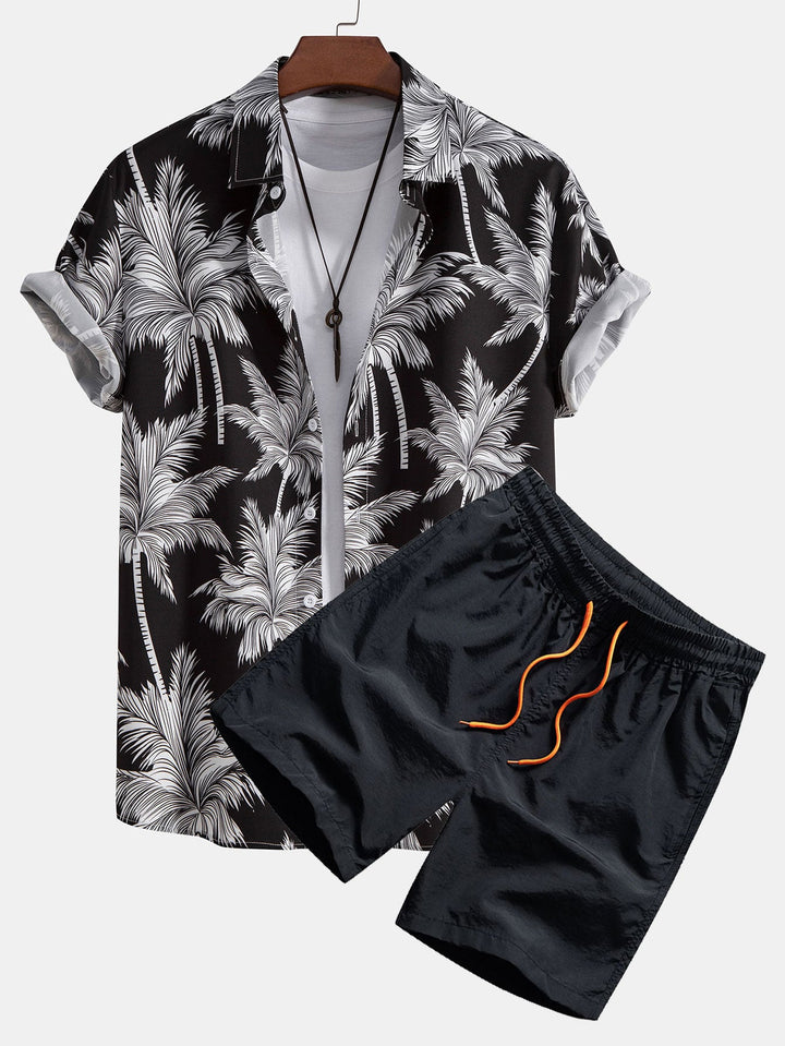 Men's Printed Short Sleeve Set