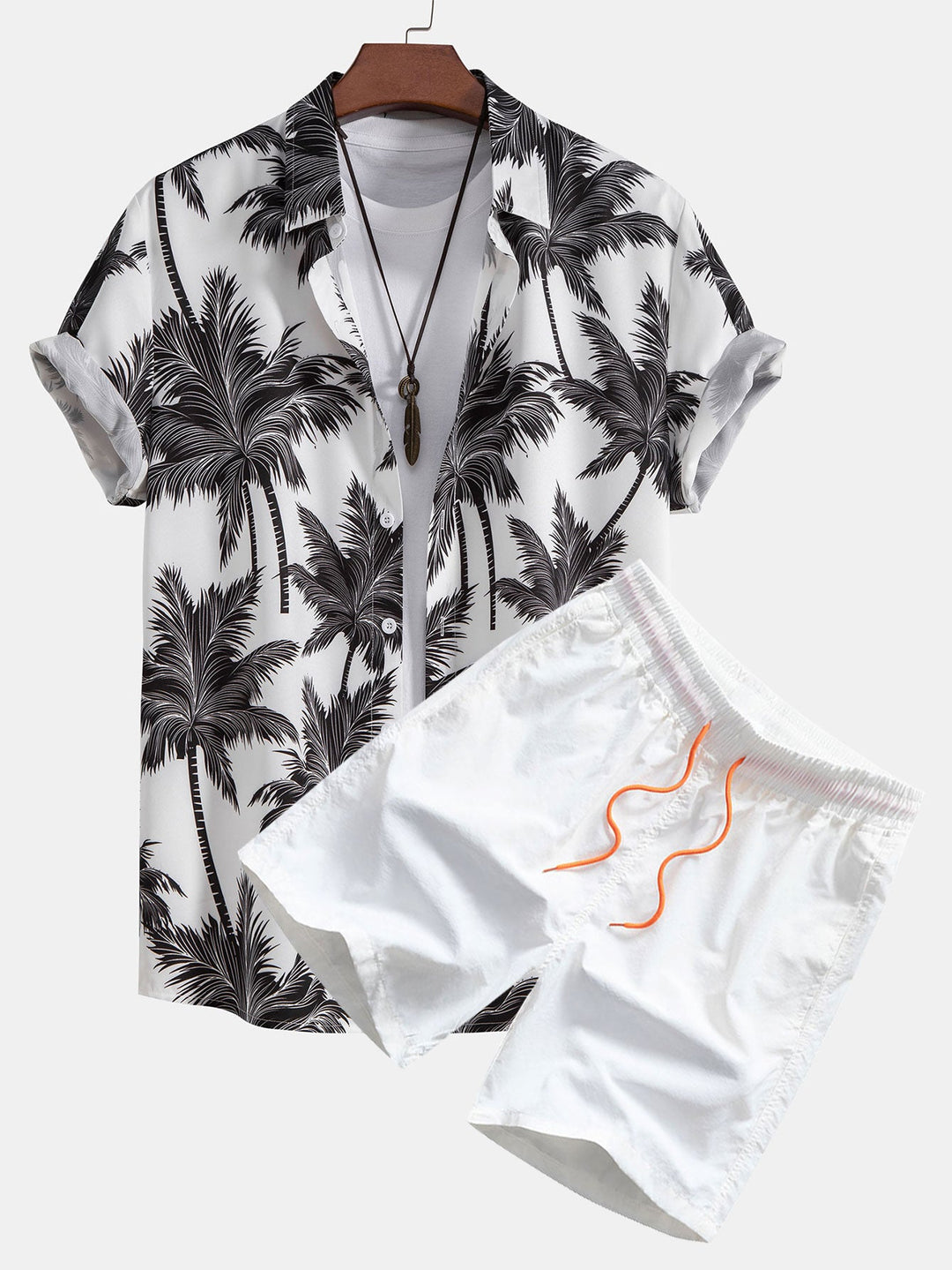 Men's Printed Short Sleeve Set