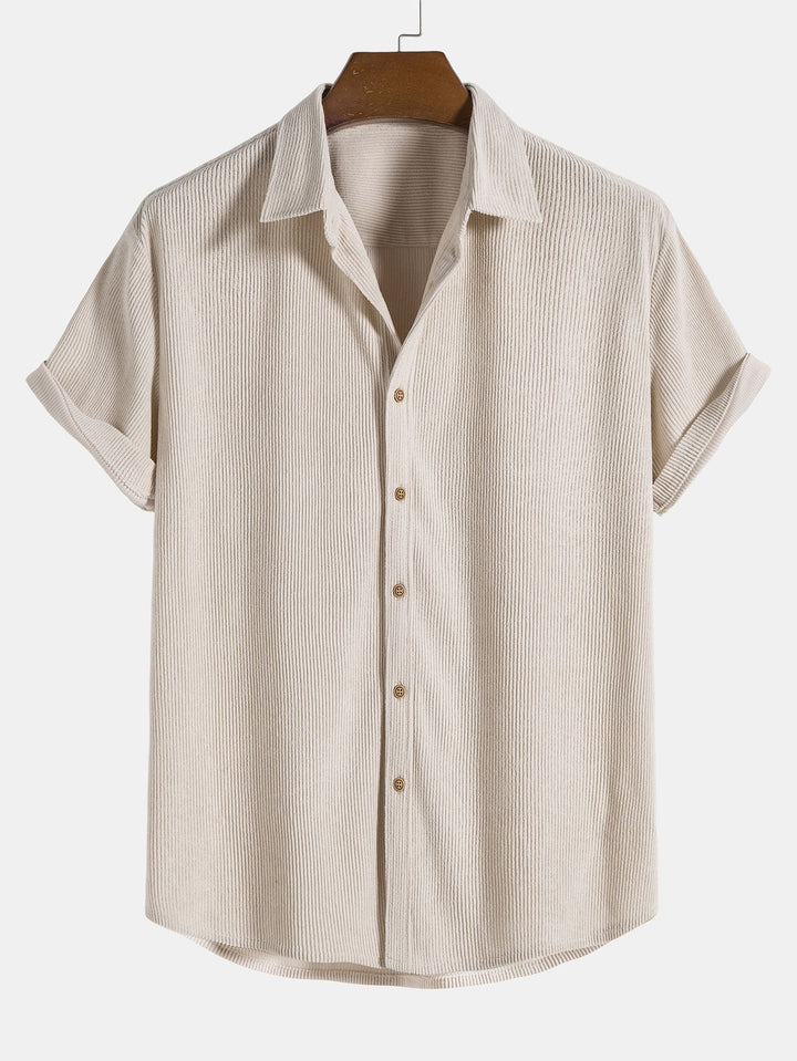 Men's Textured Short Sleeve Set - Elena Harper