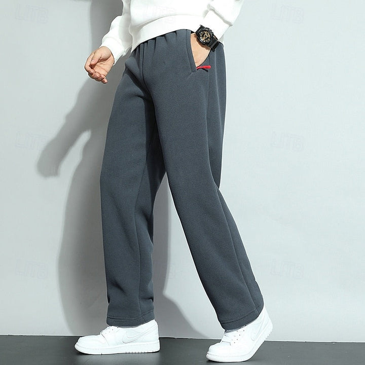 Foster Relaxed Straight-Leg Joggers, view 9 - Elena Harper