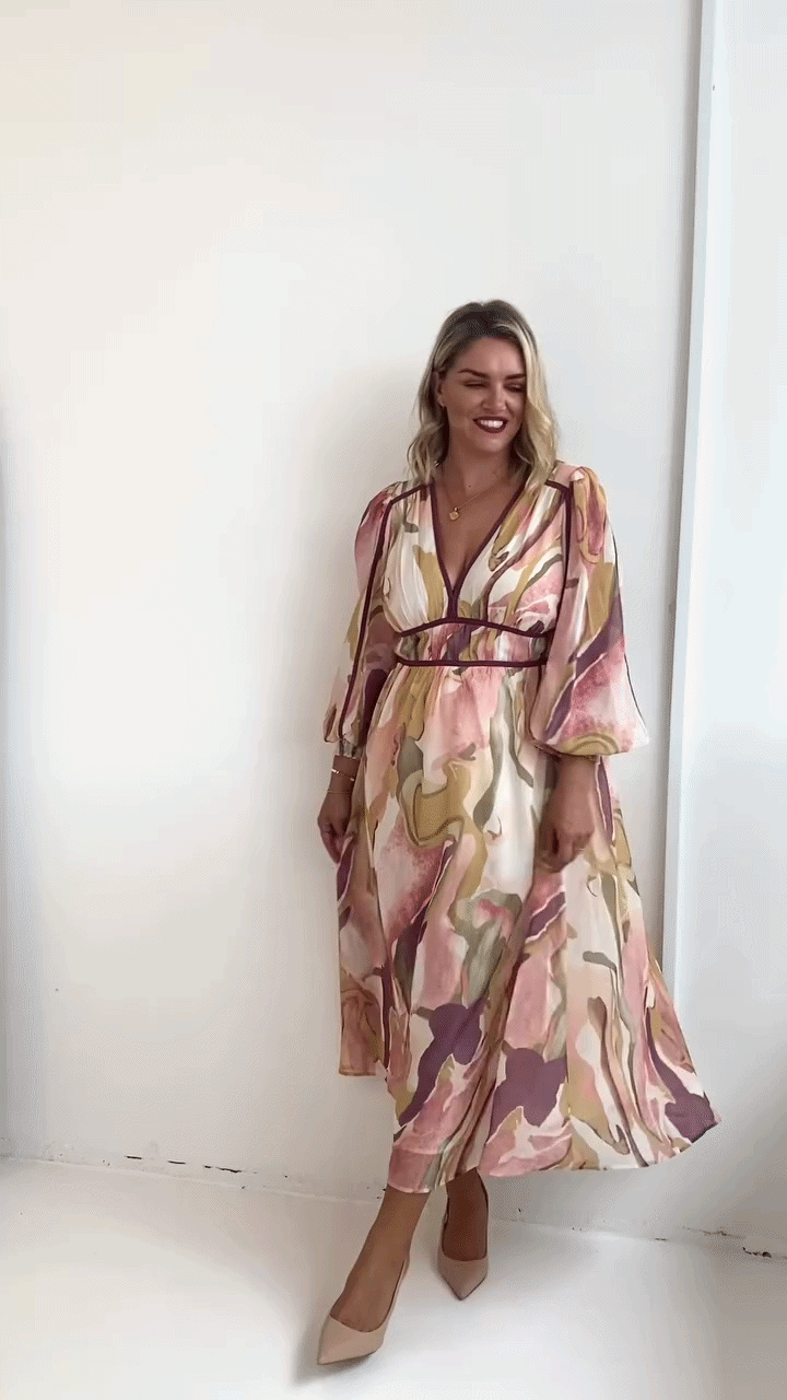 Rumi Stylish Maxi Dress, view 9 - Elena Harper