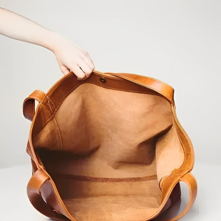 Roxiany - Vintage Leather Shoulder Bag