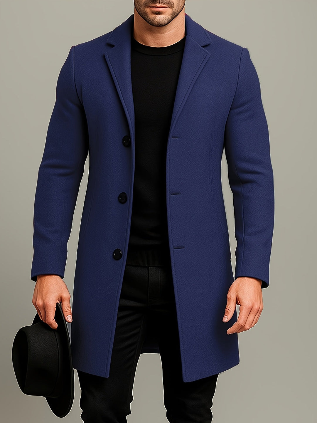 LAURENT MONACO | REVERSIBLE JACKET WITH BUTTONS FOR MEN