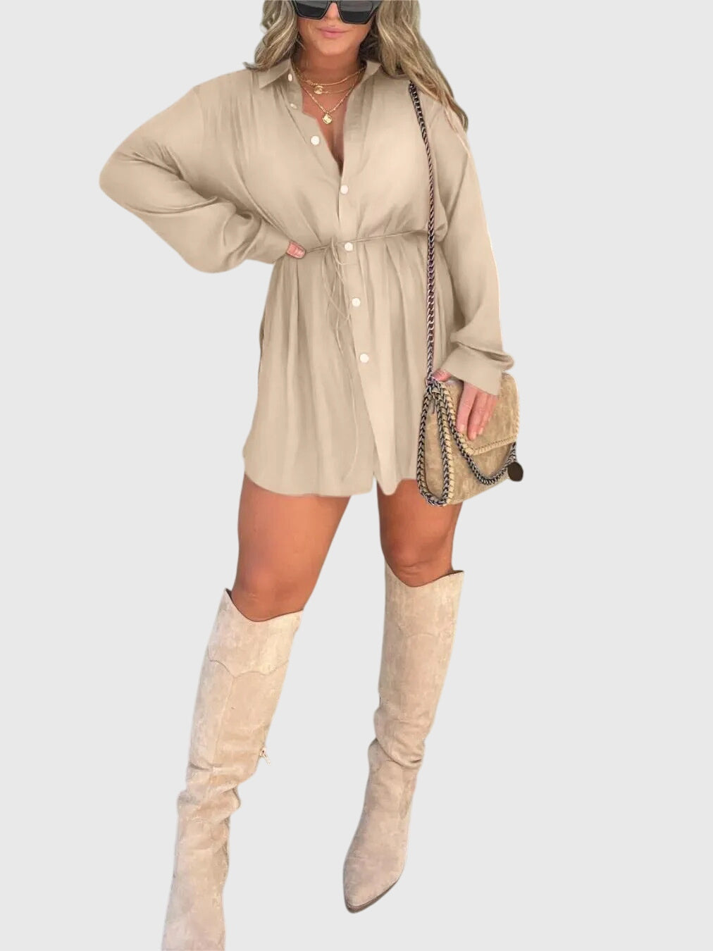 Nova™  |  Elegant Romper Dress