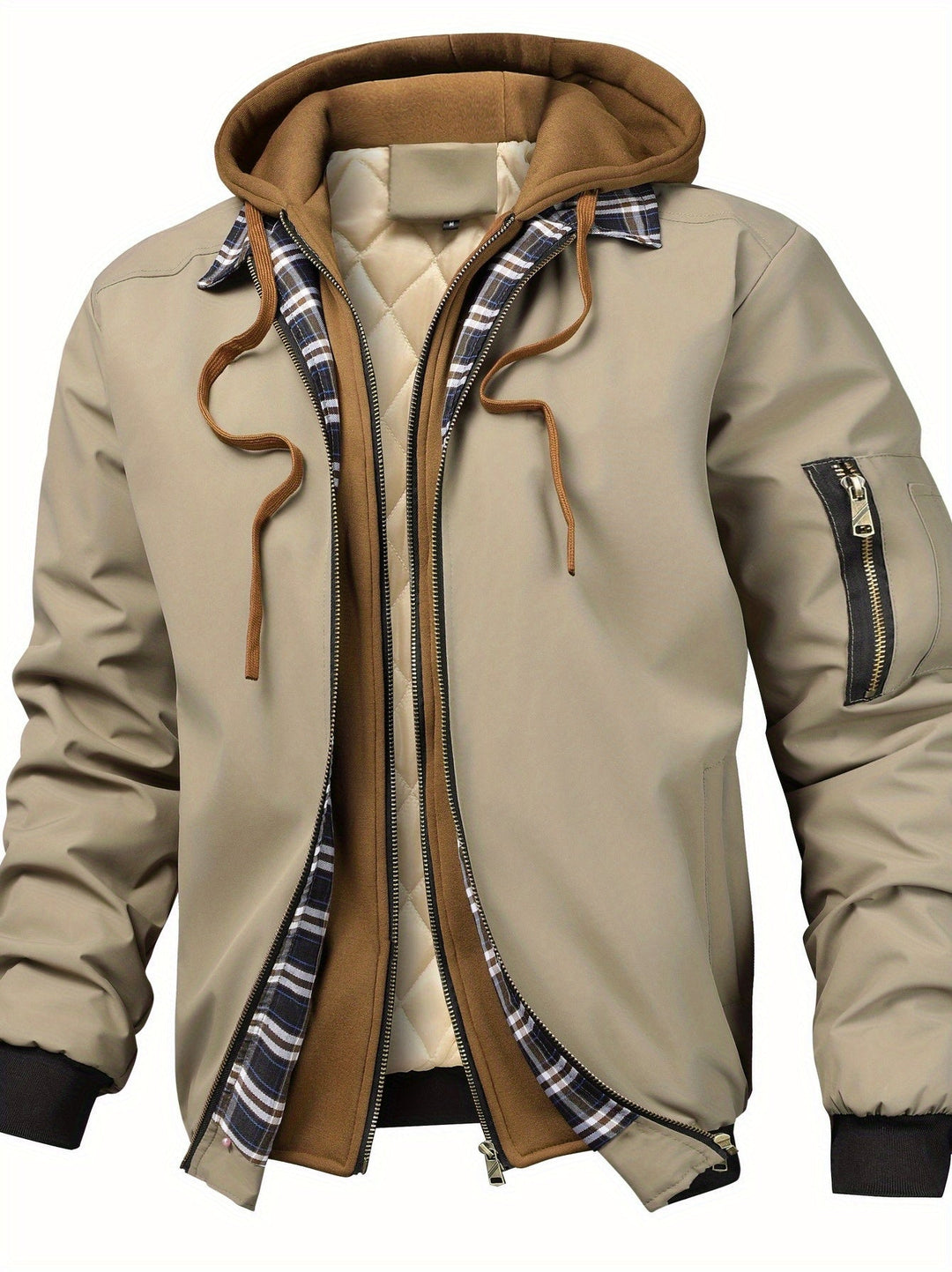 LAURENT MONACO | MEN'S PADDED BOMBER JACKET