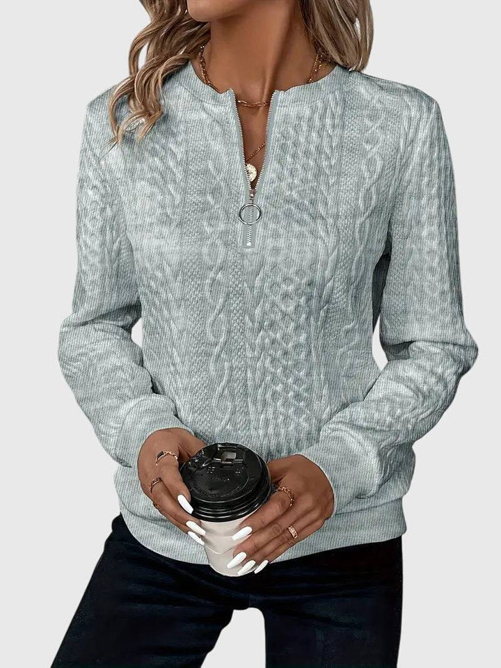 Nora™  |  Zipped Sweater