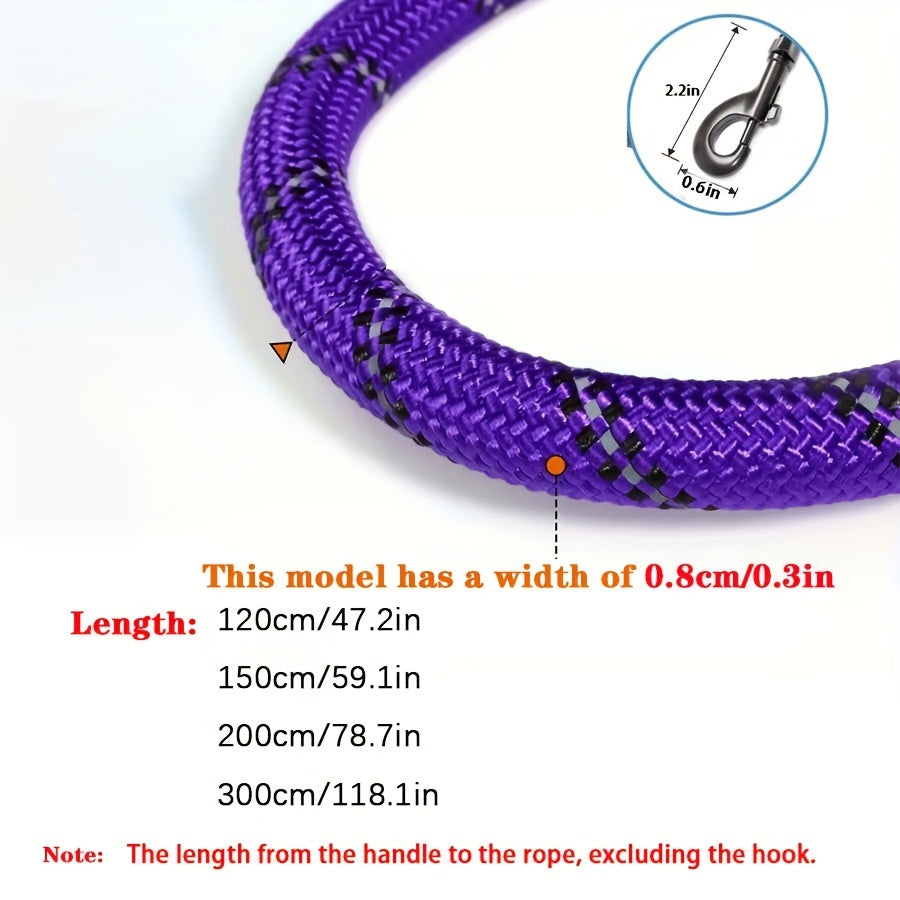 Reinforced Reflective Dog Lead with Padded Handle – Durable and Safe for Strong Dogs