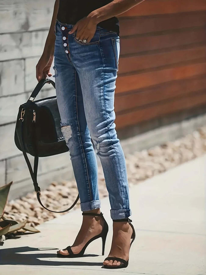 Women's Relaxed Fit Stretch Jeans
