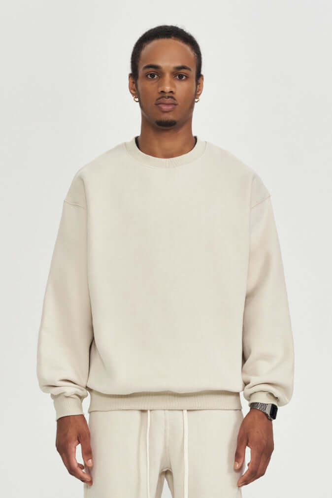 Men's Soft Crew Neck Sweater - Elena Harper